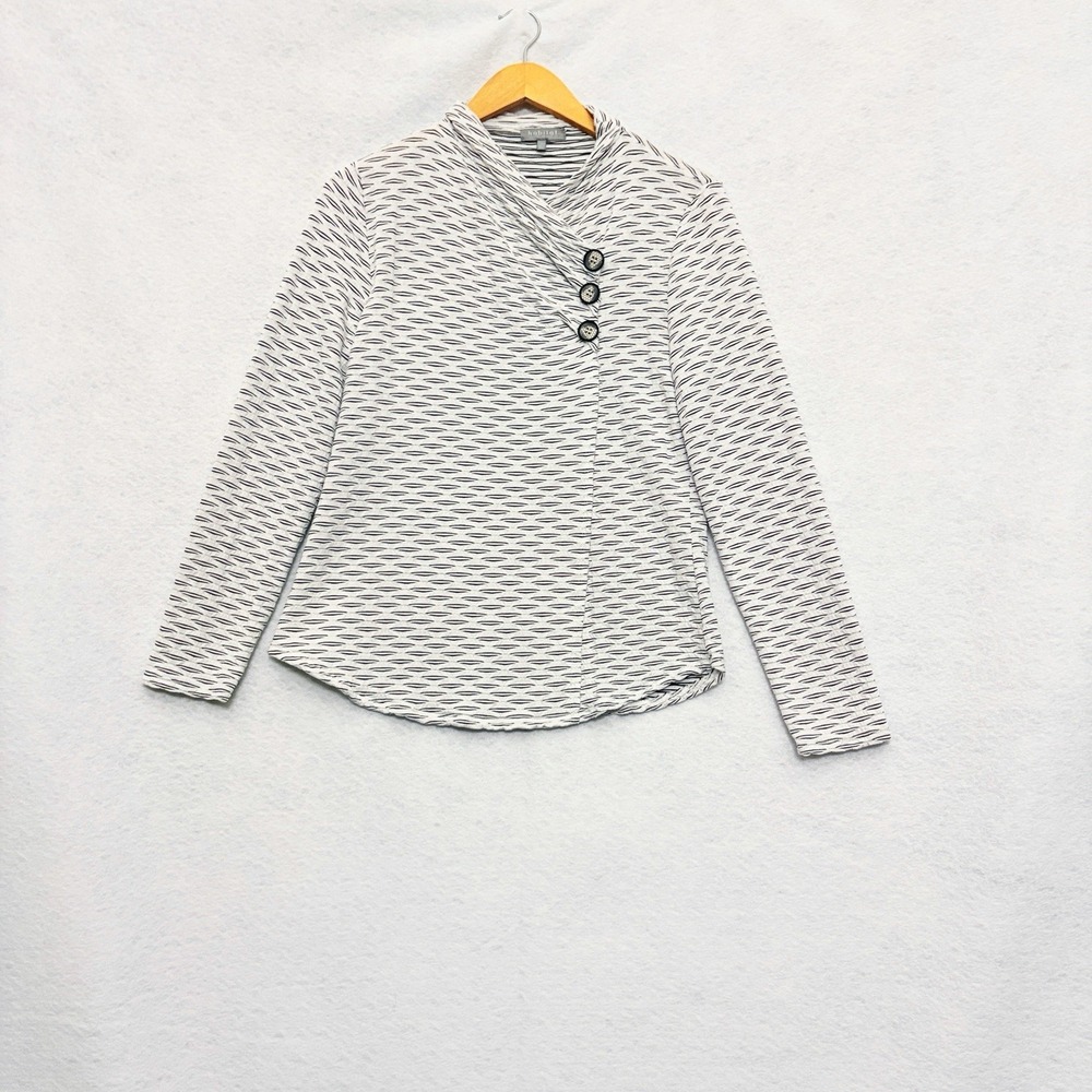 Habitat Clothes to Live In Top Sz Small Knit Crinkle Textured Artsy Lagenlook